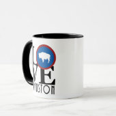 LIEBE Evanston WY 11oz Tasse (Vorderseite Links)
