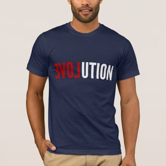 LIEBE: Evolution T-Shirt (Vorderseite)