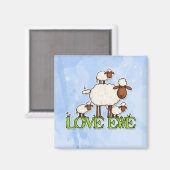 Liebe ewe magnet (Vorderseite/Rückseite)