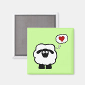 Liebe Ewe Magnet (Vorderseite/Rückseite)
