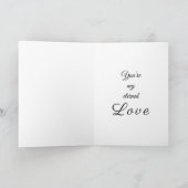 Liebe "Ewige Liebe" Karte (Innenseite)