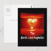 Liebe Explosion Postkarte (Vorne/Hinten)