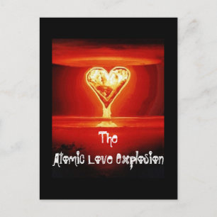 Liebe Explosion Postkarte