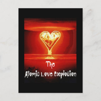 Liebe Explosion Postkarte