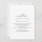 Liebe Extravagantes Skript, das wir immer noch übe Einladung (Vorderseite)