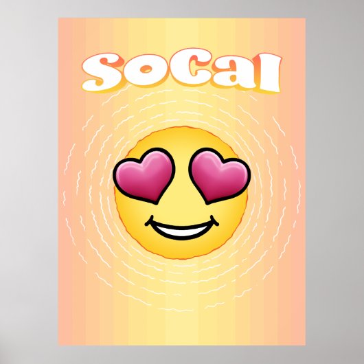 Liebe Eyes Emoji SoCal Poster (Vorne)