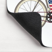 Liebe-Fahrrad, Liebe Amerika Mousepad (Ecke)