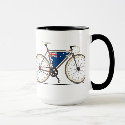 Liebe-Fahrrad, Liebe Australien Tasse (Rechts)