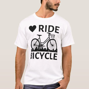 Liebe Fahrrad T-Shirt