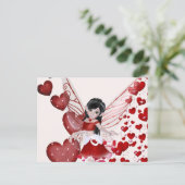 Liebe Fairy Postcard Postkarte (Stehend Vorderseite)