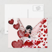 Liebe Fairy Postcard Postkarte (Vorne/Hinten)