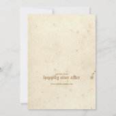 LIEBE - Fairytale Storybook Einladung (Rückseite)