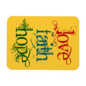 LIEBE FAITH HOFFE MAGNET (Horizontal)