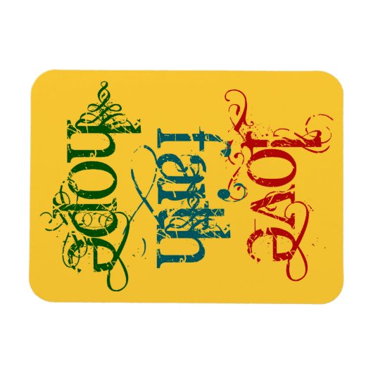 LIEBE FAITH HOFFE MAGNET (Horizontal)