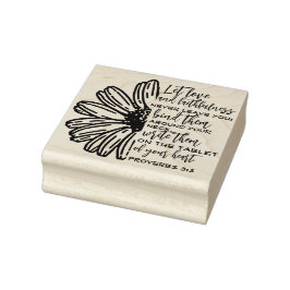 Liebe & Faithness Typografie Custom Bible Verse Gummistempel