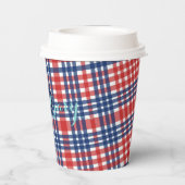 Liebe Fall Kitsch Country Rustic Wedding Party Pappbecher (Rückseite)