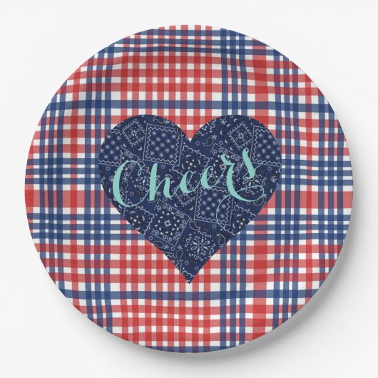 Liebe Fall Kitsch Country Wedding Party Teller (Vorderseite)