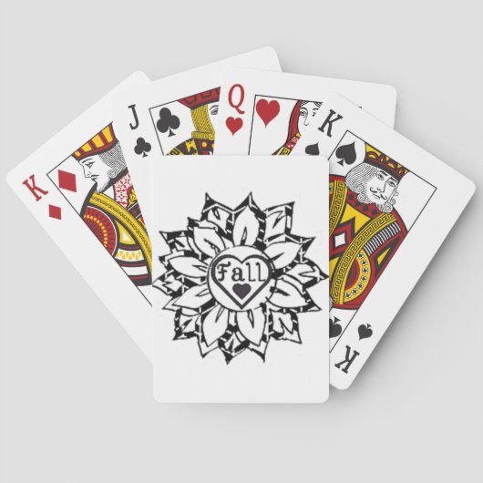 Liebe fällt spielkarten (Rückseite)