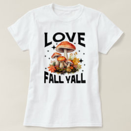 Liebe fällt Y'all | Herbstleaves | Niedlicher Fall T-Shirt