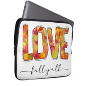 Liebe fällt Y'all Laptopschutzhülle (Vorne Rechts)