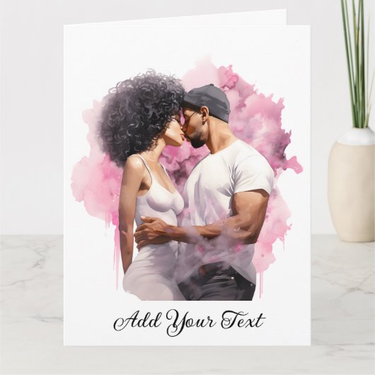 Liebe - Faltkarte Karte (Vorderseite)