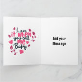 Liebe - Faltkarte Karte (Innenseite)