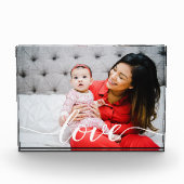 Liebe Familie Skript Personalisiertes Foto (Vorderseite)