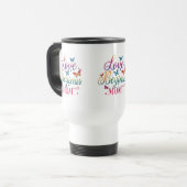 Liebe fängt mit Mama an - 15 oz Reisemugge Reisebecher (Vorderseite Links)