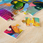 Liebe | Farbenfrohe Abstrakte Puzzle (Seite)