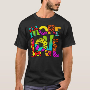 Liebe farbenfroher Valentinstag Grafik T-Shirt P