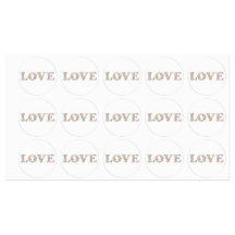 LIEBE - farbige Kaffeebohnen