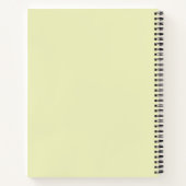 Liebe - Farbiges Lehrerdesign mit Apple & Stift Notizblock (Rückseite)