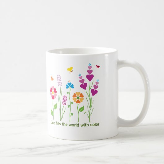 Liebe färbt Tasse (Rechts)