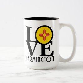 LIEBE Farmington New Mexico 15oz Zweifarbige Tasse