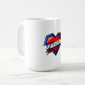 Liebe Farrah Kaffeetasse (Vorderseite Links)