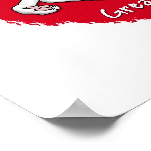 Liebe Fawnequin Great Dane Poster (Ecke)