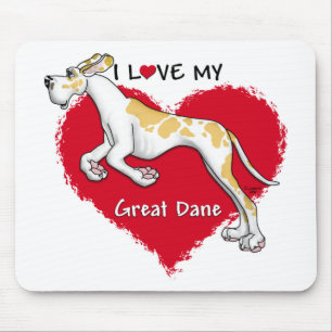 Liebe Fawnequin Great Dane UC Mousepad
