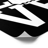 Liebe Feather Shuttle Dminton Lover T-Shirt Poster (Ecke)