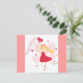 Liebe Fee - Postkarte (Stehend Vorderseite)