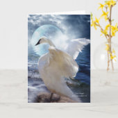 Liebe fegte ArtCard Karte (Gelbe Blume)