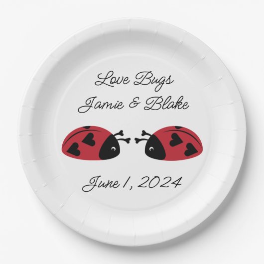 Liebe-Fehler, Personalisieren Pappteller (Vorderseite)