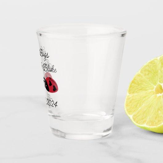 Liebe-Fehler, Personalisieren Schnapsglas (Rechts)