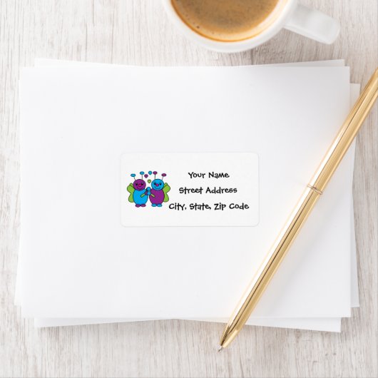 Liebe-Fehleradresse-Label Adressaufkleber (Insitu)