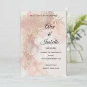 Liebe feiern — Alex & Isabella Einladung (Stehend Vorderseite)