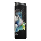 Liebe feiern Gay Men Personalisiert küssen Thermosbecher (Nach rechts gedreht)