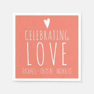 Liebe feiern | Hochzeit Serviette
