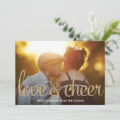 Liebe & Feiertage Fotokarte Feiertagskarte (Stehend Vorderseite)