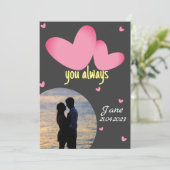 Liebe Feiertagskarte (Stehend Vorderseite)