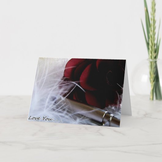 Liebe Feiertagskarte (Vorderseite)