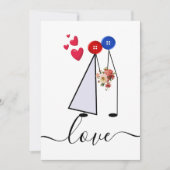 Liebe Feiertagskarte (Vorderseite)